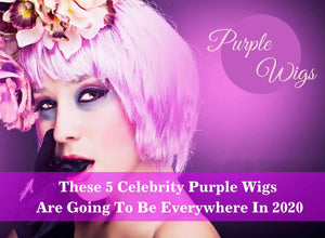 These 5 Celebrity Purple Wigs Are Going To Be Everywhere In 2020