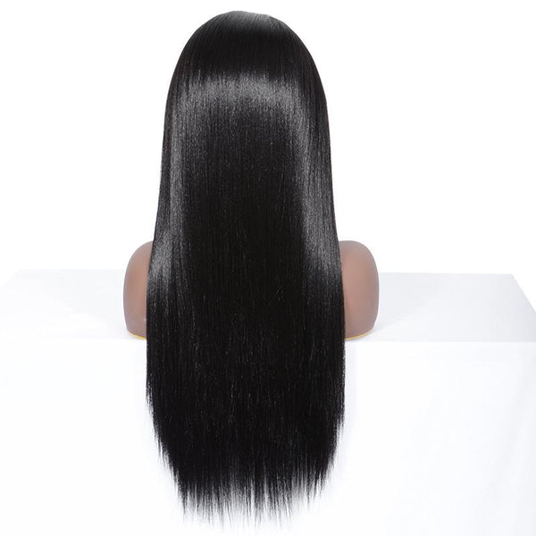 Mildwild Glueless Synthetic Hair Headband Wig Black Color 2#