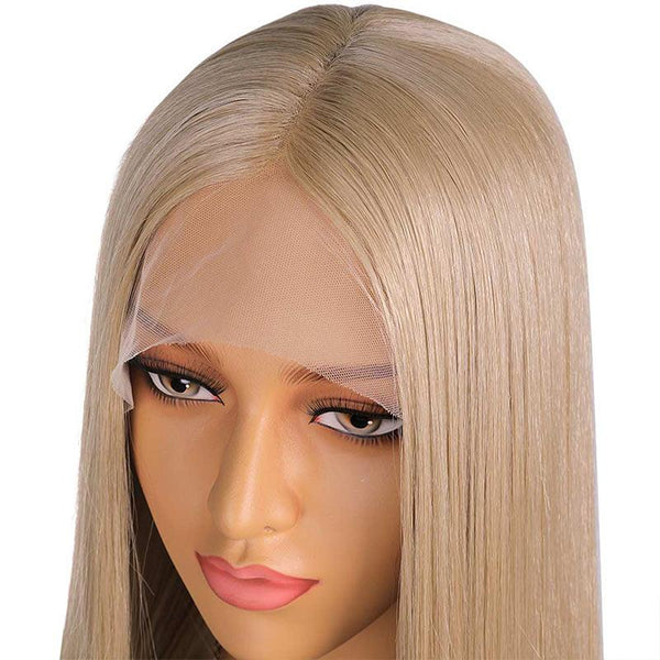 Mildwild T Part Synthetic Lace Wigs Straight Hair 103#