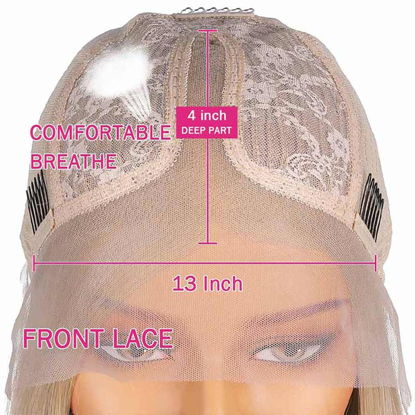 Mildwild T Part Synthetic Lace Wigs Straight Hair 103#