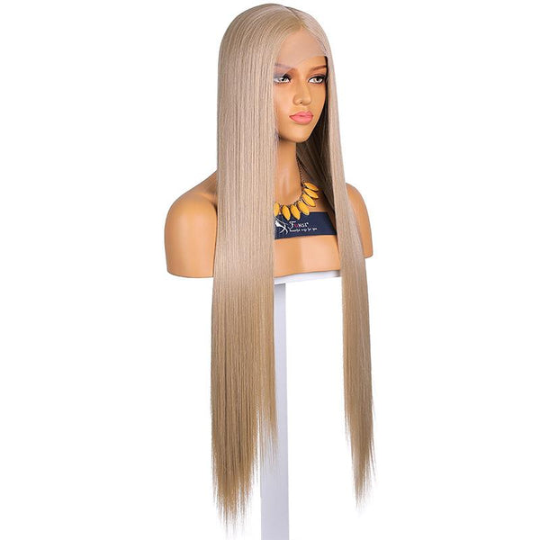 Mildwild T Part Synthetic Lace Wigs Straight Hair 103#