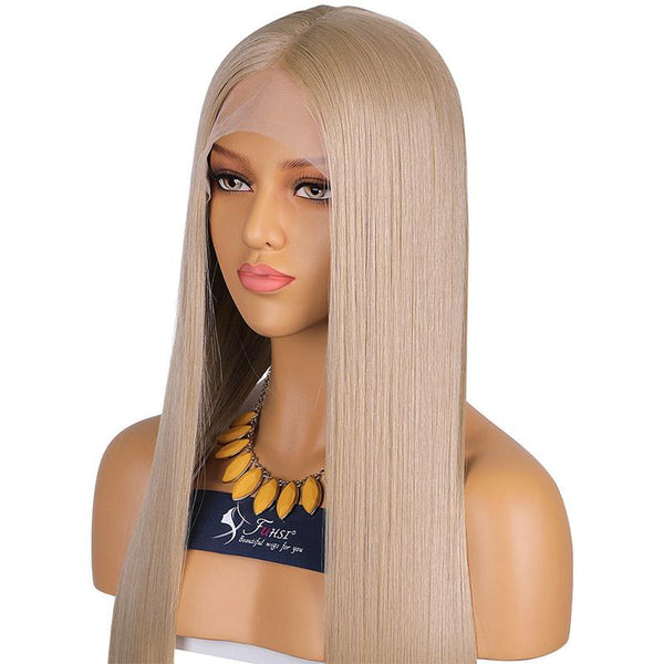 Mildwild T Part Synthetic Lace Wigs Straight Hair 103#