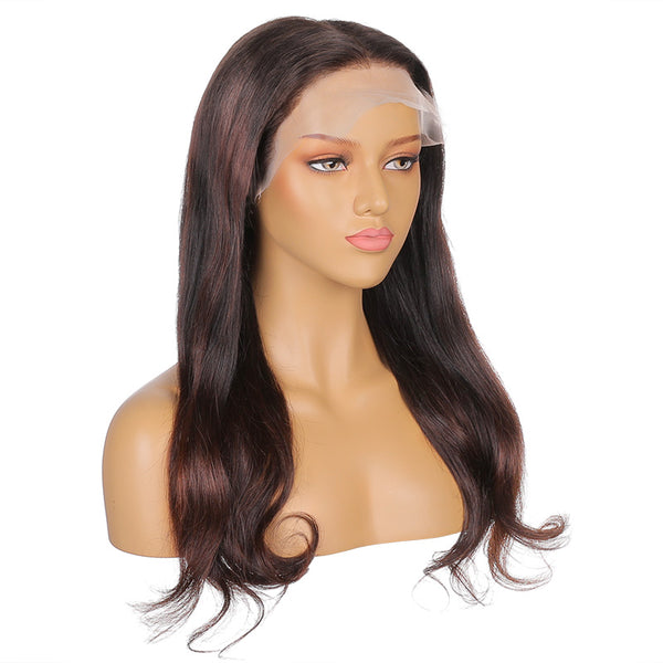 Vanessa | 20'' Long Black Brown Temperament Big Wave  Human Hair Wig