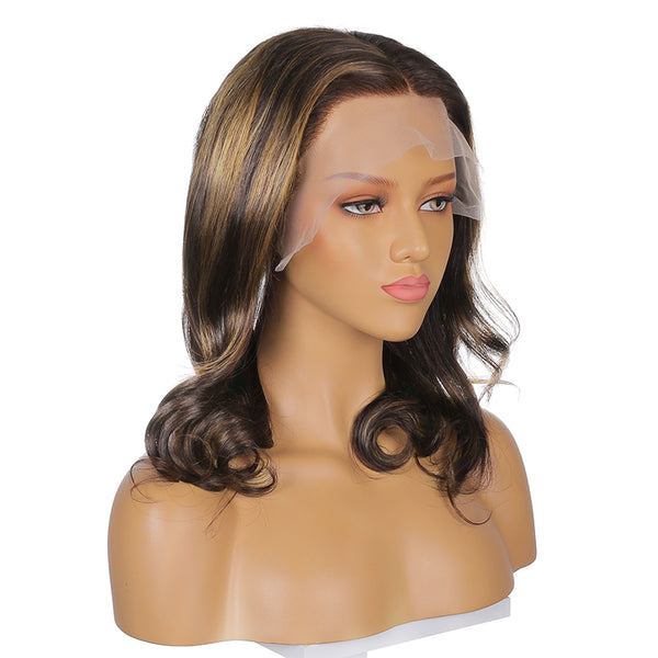 Arya | 14'' Short Tail Curled Fresh Bob Human Hair Wig