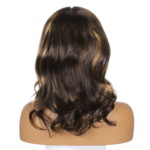 Arya | 14'' Short Tail Curled Fresh Bob Human Hair Wig