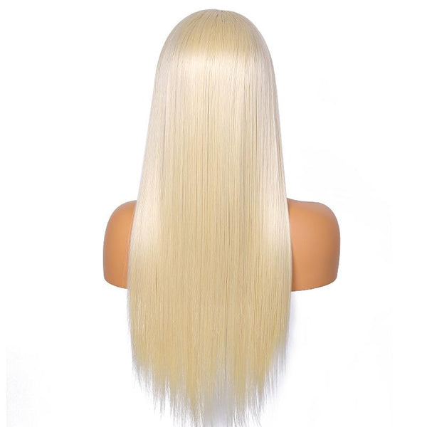 Mildwild Blonde Headband Wig Synthetic Hair For Gym 613#-2