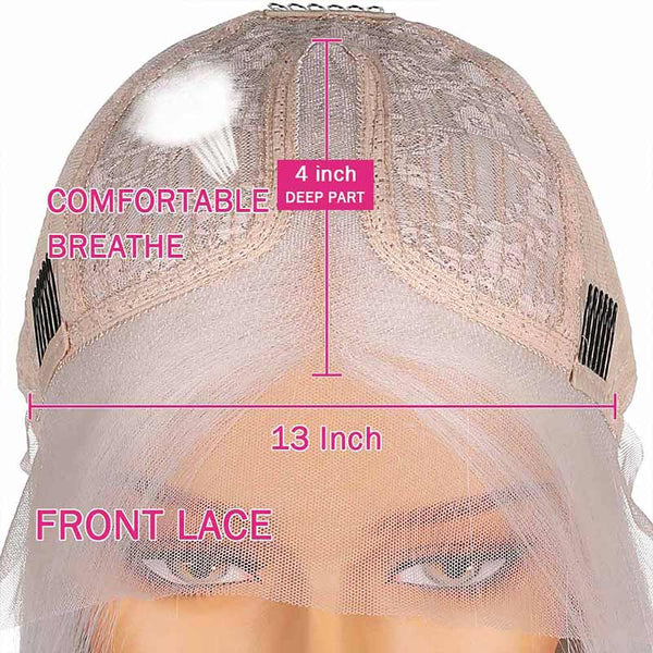 Mildwild® Lace Front Wig T Part Lace Synthetic Hair