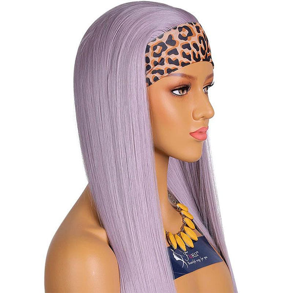 headband wig styles with parma color-fuhsi wigs