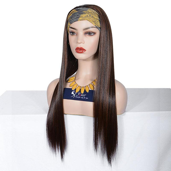 Mildwild Headband Wig Futura Synthetic Highlight Hair P4-30