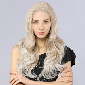 Synthetic Lace Front Wavy Wig  - MILDWILD