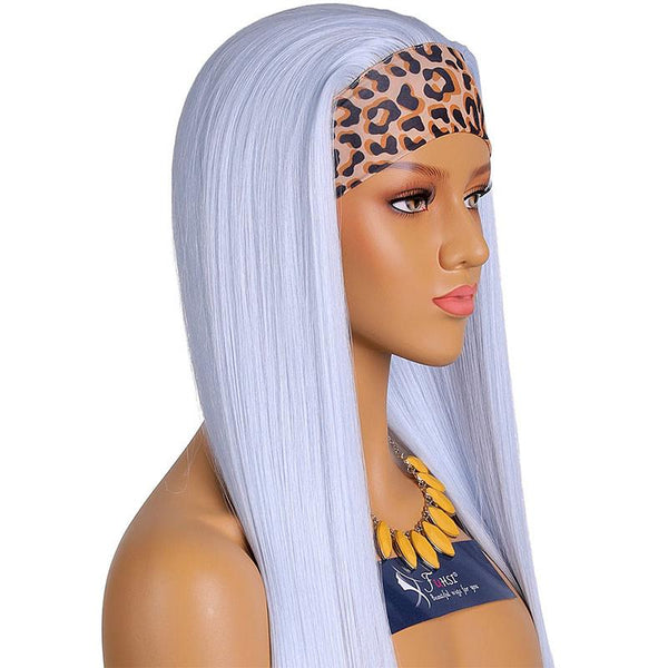 synthetic hair headband wig none lace-fuhsiwigs